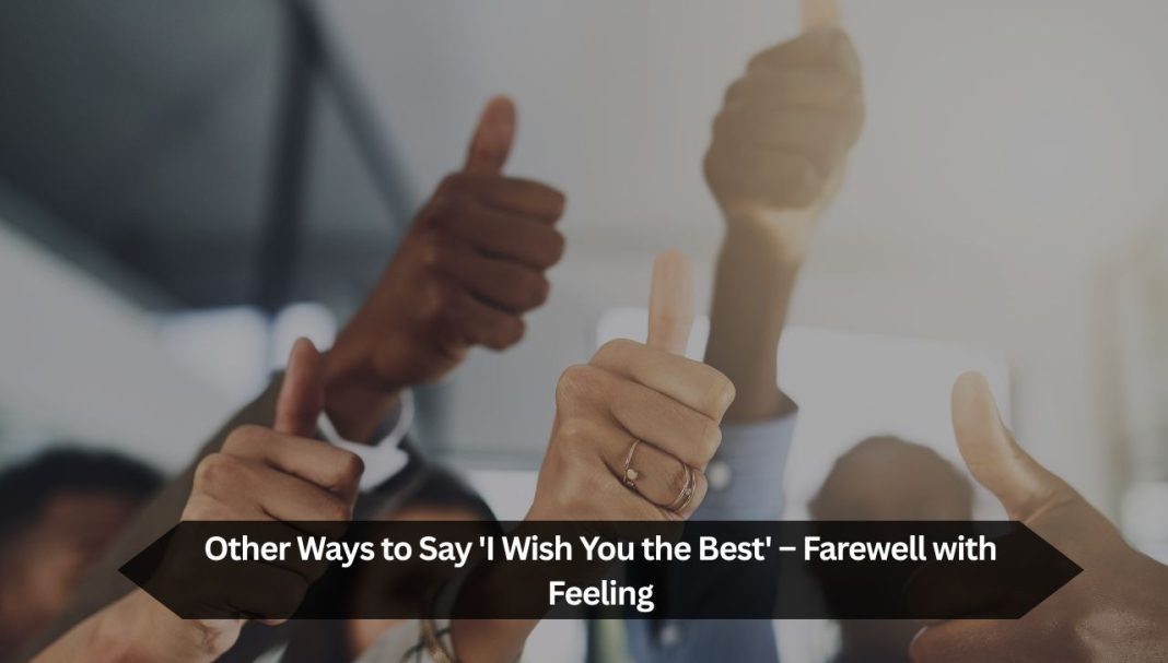 Other Ways to Say 'I Wish You the Best' – Farewell with Feeling